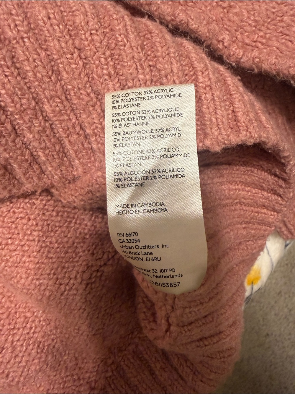 Free People Brookside Tunic Sweater in Alpine Pink Size XL - Picture 10 of 10